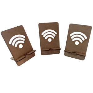 Kit 10 suporte porta celular personalizado, feito em MDF - Artesanato e Personalizados