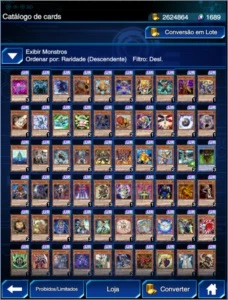 Conta YuGiOh Duel Links Jogado antes do lançamento XYZ - Outros
