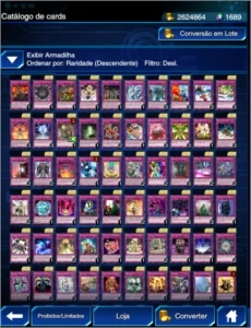 Conta YuGiOh Duel Links Jogado antes do lançamento XYZ - Outros