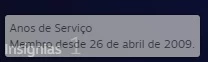 CONTA DE 2009 CSGO - Counter Strike