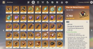 Conta Genshin End Game AR58 com 12 personagens 5* - Genshin Impact