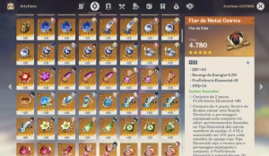 Conta Genshin End Game AR58 com 12 personagens 5* - Genshin Impact