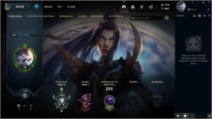 Nível 128, 105 Campeões, 57 Skins, 8 Lendárias, 10 Épicas - League of Legends LOL