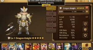 Jagger (Light Dragon Knight) - Summoners War