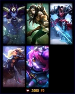CONTA UNRAKED 31 CHAMPS 5 SKIN - League of Legends LOL