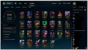 Conta gold 1, 36 skins, 89 champs, mmr plat 5. - League of Legends LOL