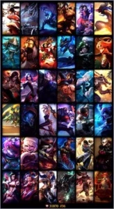 Conta gold 1, 36 skins, 89 champs, mmr plat 5. - League of Legends LOL