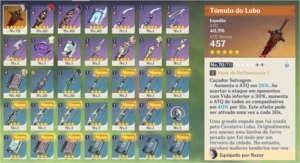 CONTA AR 40 COM DILUC COM TÚMULO, ALBEDO, RUST BOW,BENNETC1 - Genshin Impact