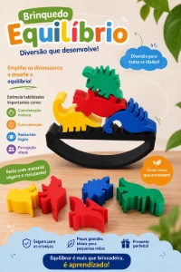 Equilibra Dino - Artesanato e Personalizados