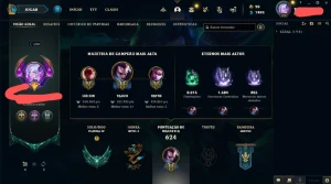 Conta League Of Legends Platina LOL