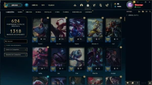 Conta League Of Legends Platina LOL