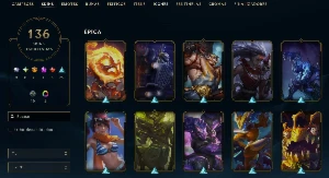 Conta League of Legends Full Acesso - 146 Champs e 136 Skins LOL