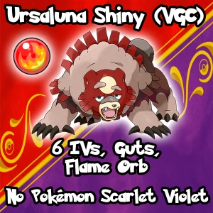Ursaluna Shiny (VGC) p/ Scarlet Violet (Guts,Flame Orb,6IVs) - Outros