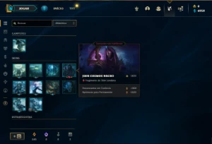 Conta mestre com 27 Champs e 3 Skins + 10 Fragmentos - League of Legends LOL