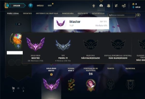 Conta mestre com 27 Champs e 3 Skins + 10 Fragmentos - League of Legends LOL
