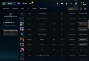 Conta mestre com 27 Champs e 3 Skins + 10 Fragmentos - League of Legends LOL