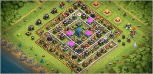 CV 12 quase full 6 construtores, bem upado runas - Clash of Clans