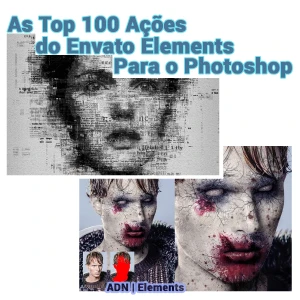 As Top 100 Ações do Envato Elements Para o Photoshop - Others