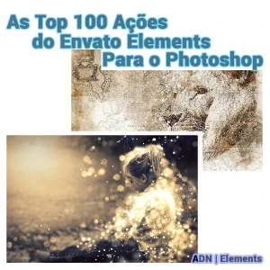 As Top 100 Ações do Envato Elements Para o Photoshop - Others