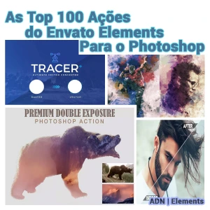 As Top 100 Ações do Envato Elements Para o Photoshop - Others