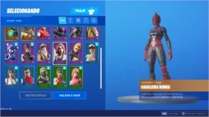 Conta Fortnite com skins top de loja.