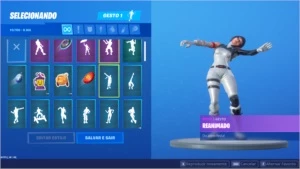 Conta Fortnite com skins top de loja.