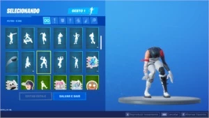 Conta Fortnite com skins top de loja.