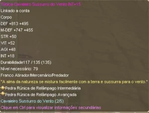 Conta Grand Fantasia - F.A 95 p/ Leech + A.M 77 Mula GF