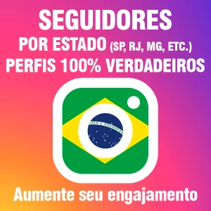 Seguidores Por Estado 100% Orgânico E Real - Instagram - Redes Sociais