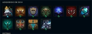 CONTA LEAGUE OF LEGENDS // MESTRE //380+ SKINS / DE 2014 LOL