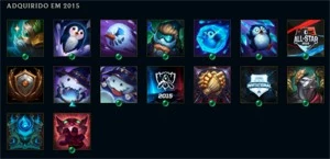 CONTA LEAGUE OF LEGENDS // MESTRE //380+ SKINS / DE 2014 LOL