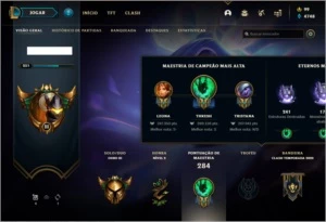 Conta ouro 3 com 94 skins e 118 Champs - League of Legends LOL