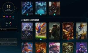 conta mestre 1 lp - 60% winrate - League of Legends LOL