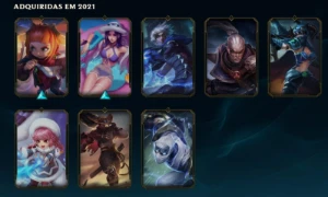 conta mestre 1 lp - 60% winrate - League of Legends LOL
