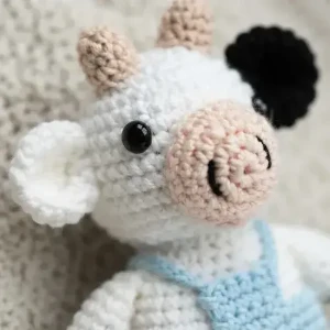 Vaquinha Amigurumi - Artesanato e Personalizados
