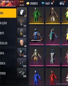Conta de free fire Full passe