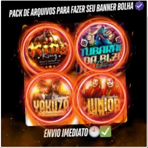 Banner Bolha - Curso + Pack De Artes Para Fazer Os Seus! - Serviços Digitais