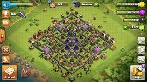 Conta Clash of Clans cv9 full