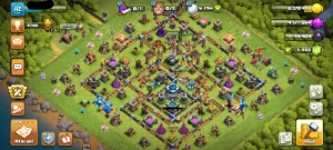 CV 13 5 Estrelas com mais de 5000 gemas e Liga Titã 1 - Clash of Clans