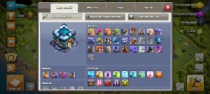 CV 13 5 Estrelas com mais de 5000 gemas e Liga Titã 1 - Clash of Clans