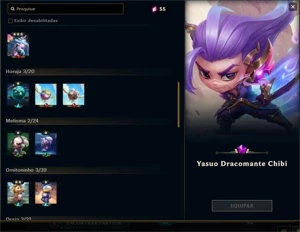 Conta Lol Nível147 com email diamante 4(TFT) - League of Legends