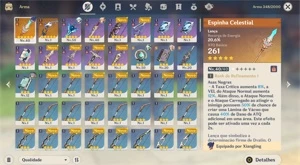AR25 - Yelan + Aqua Simulacra + Espinha Celestial + Jean - Genshin Impact