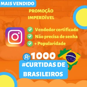 Pack 1K Curtidas Br No Instagram Promoção !!