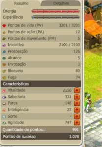 CONTA DOFUS SPIRITIA FECA, SRAM E ECA