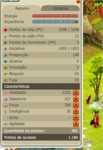CONTA DOFUS SPIRITIA FECA, SRAM E ECA