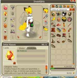 CONTA DOFUS SPIRITIA FECA, SRAM E ECA