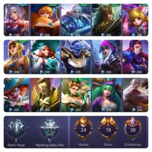 Vendo conta Mobile legends