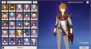 Ganyu Zhongli Klee Mona Qiqi +Oração +Atlas +Orgulho - Genshin Impact