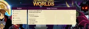 CONTA AQW DE 10 ANOS, MUITOS ITENS - Adventure Quest World