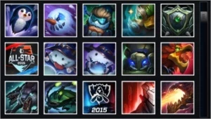 Conta LOL Diamante 5 / Todos os Champs + 170 Skins - League of Legends